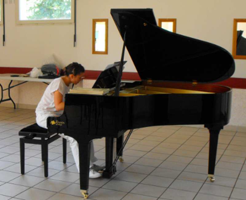 Pendant la répétition