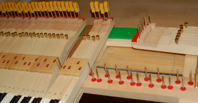 Tiges et attrapes montés