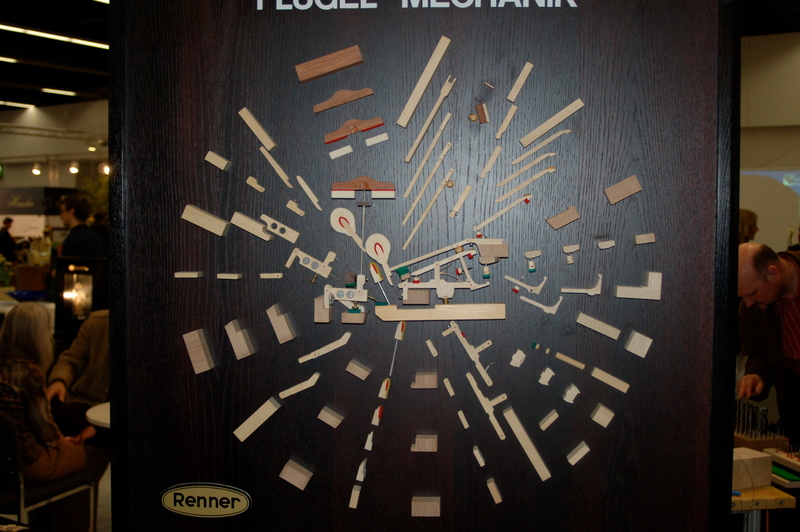 Façonnage des pièces de mécanique pour piano à queue - Renner