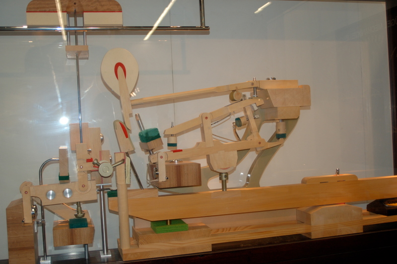 Position attrapage - touche enfoncée à fond