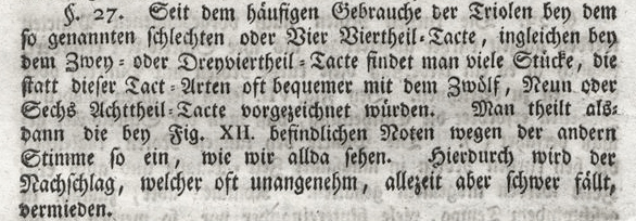 extrait texte original en allemand - 1753